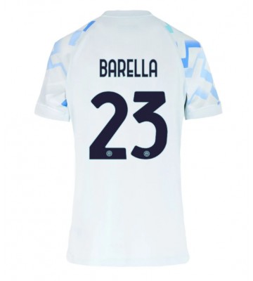Inter Milan Nicolo Barella #23 Udebanetrøje Dame 2025-26 Kortærmet